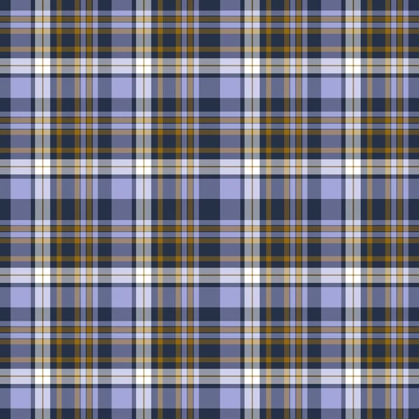 Tartan xadrez roxo e amarelo sem costura padrão vetorial quadriculado . — Vetor de Stock