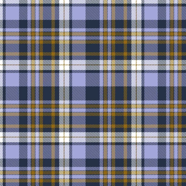 Tartan xadrez roxo e amarelo sem costura padrão vetorial quadriculado . — Vetor de Stock