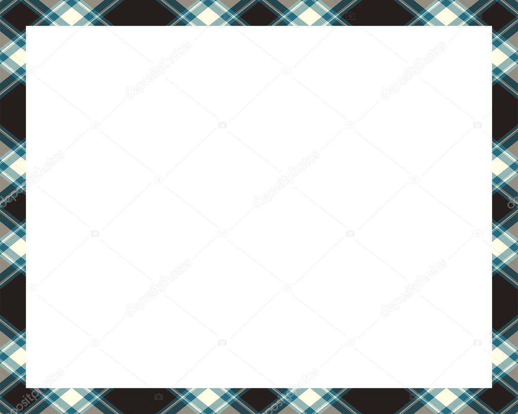 Rectangle borders and Frames vector. Border pattern geometric vintage frame design.