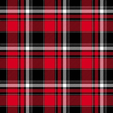 Tartan, ekose desenli kusursuz vektör çizimi.
