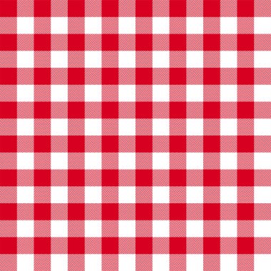 Gingham ekose tartan desenini kontrol et. Herringbone dokusu.