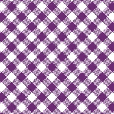 Gingham ekose tartan desenini kontrol et. Herringbone dokusu.