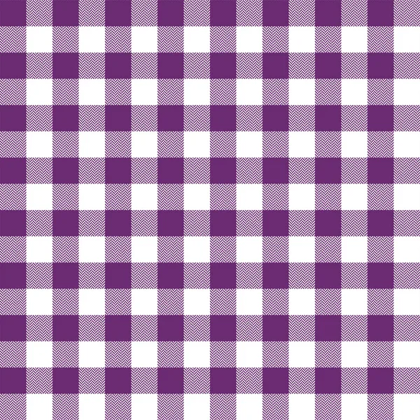 Gingham ελέγξτε καρό μοτίβο tartan. Υφή ψαροκόκαλου. — Διανυσματικό Αρχείο