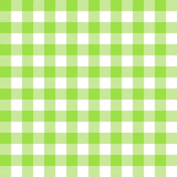 Gingham ellenőrizze a kockás tartán mintázatot. A heringcsont szerkezete. — Stock Vector