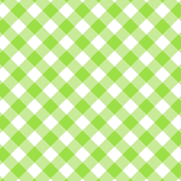 Gingham ellenőrizze a kockás tartán mintázatot. A heringcsont szerkezete. — Stock Vector