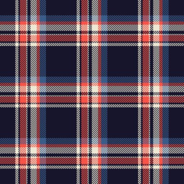 Tartan, ekose desenli kusursuz vektör çizimi.