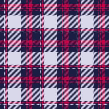Scottish plaid checkered vector pattern.