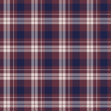 Scottish plaid checkered vector pattern.