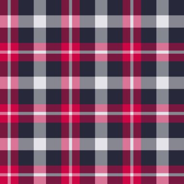 Scottish plaid checkered vector pattern.