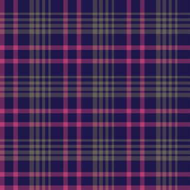 Scottish plaid checkered vector pattern.