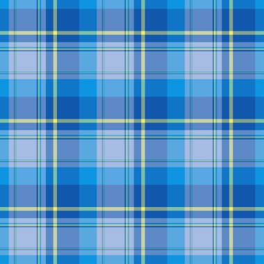 Scottish plaid checkered vector pattern.