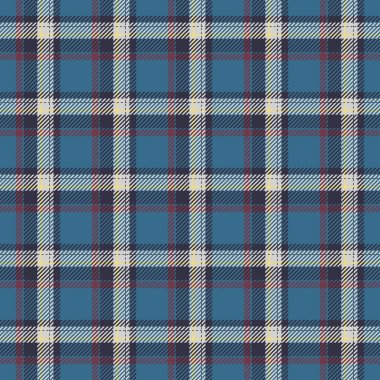 Scottish plaid checkered vector pattern.
