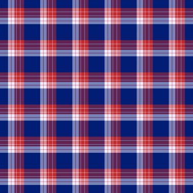 Tartan ekose desenli kusursuz vektör arkaplanı.
