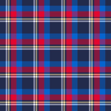 Tartan ekose desenli kusursuz vektör arkaplanı.