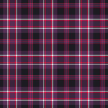 Tartan ekose desenli kusursuz vektör arkaplanı.