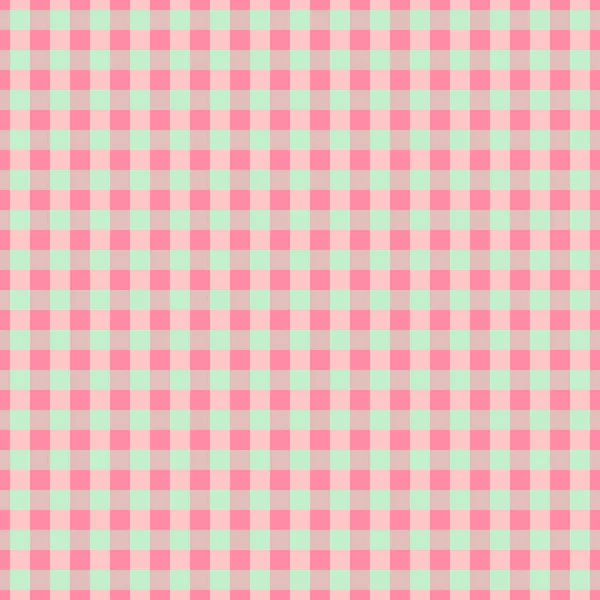 Gingham naadloos patroon. — Stockvector