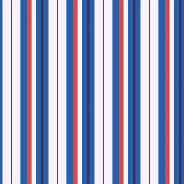 Streifennahtloses Muster mit farbenfrohen, parallelen Streifen. — Stockvektor