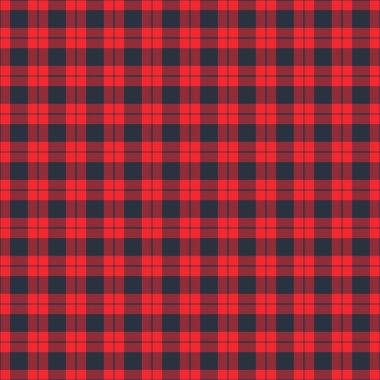 Tartan desenli arka plan. Ekose kumaş, masa örtüsü, kıyafet, gömlek, elbise, kağıt, yatak örtüsü, yorgan ve diğer tekstil ürünleri için kumaş. Vektör illüstrasyonu Eps 10