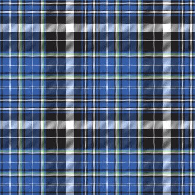 Tartan desenli arka plan. Ekose kumaş, masa örtüsü, kıyafet, gömlek, elbise, kağıt, yatak örtüsü, yorgan ve diğer tekstil ürünleri için kumaş. Vektör illüstrasyonu Eps 10