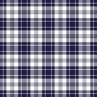 Tartan desenli arka plan. Ekose kumaş, masa örtüsü, kıyafet, gömlek, elbise, kağıt, yatak örtüsü, yorgan ve diğer tekstil ürünleri için kumaş. Vektör illüstrasyonu Eps 10