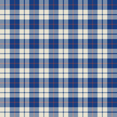 Tartan desenli arka plan. Ekose kumaş, masa örtüsü, kıyafet, gömlek, elbise, kağıt, yatak örtüsü, yorgan ve diğer tekstil ürünleri için kumaş. Vektör illüstrasyonu Eps 10