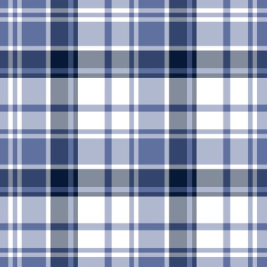 Tartan desenli arka plan. Ekose kumaş, masa örtüsü, kıyafet, gömlek, elbise, kağıt, yatak örtüsü, yorgan ve diğer tekstil ürünleri için kumaş. Vektör illüstrasyonu Eps 10