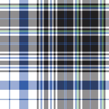 Tartan desenli arka plan. Ekose kumaş, masa örtüsü, kıyafet, gömlek, elbise, kağıt, yatak örtüsü, yorgan ve diğer tekstil ürünleri için kumaş. Vektör illüstrasyonu Eps 10