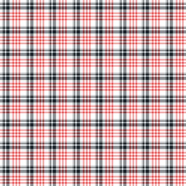 Tartan desenli arka plan. Ekose kumaş, masa örtüsü, kıyafet, gömlek, elbise, kağıt, yatak örtüsü, yorgan ve diğer tekstil ürünleri için kumaş. Vektör illüstrasyonu Eps 10