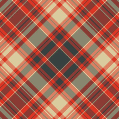 Tartan desenli arka plan. Ekose kumaş, masa örtüsü, kıyafet, gömlek, elbise, kağıt, yatak örtüsü, yorgan ve diğer tekstil ürünleri için kumaş. Vektör illüstrasyonu Eps 10