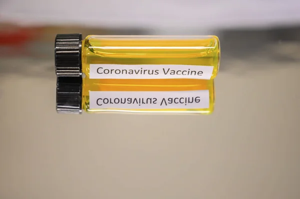 Vaccino Coronavirus Sviluppato Laboratorio Medicina Prevenire Diffusione Del Virus Sperimentare — Foto Stock