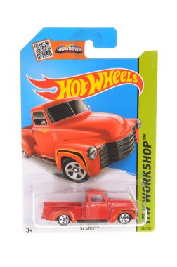 1952 Kırmızı Chevy Hot Wheels Diecast oyuncak araba