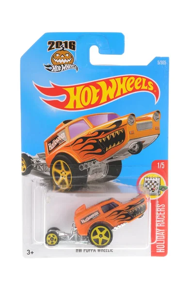 Poppa Wheelie ζεστό τροχούς αυτοκινήτων παιχνιδιών Diecast — Φωτογραφία Αρχείου