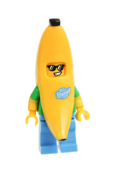 香蕉的家伙乐高系列 16 Minifigure — 图库照片