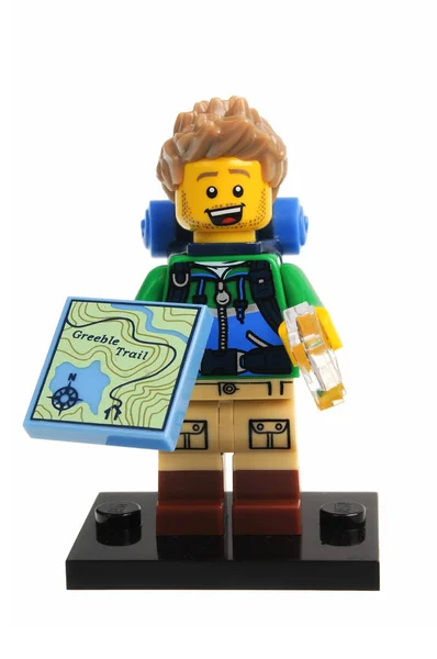 Wanderer Lego Serie 16 Minifigur — Stockfoto