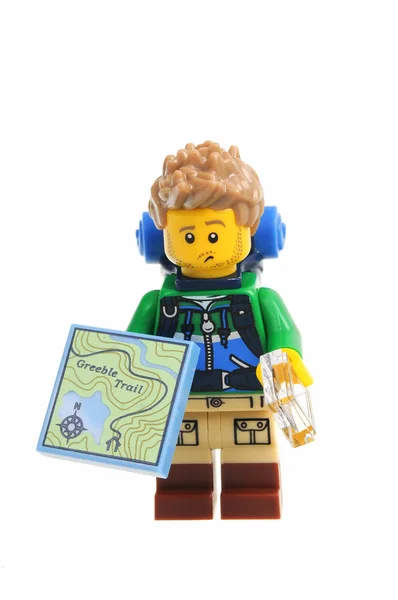 Minifigure Lego seria 16 wycieczkowicz — Zdjęcie stockowe