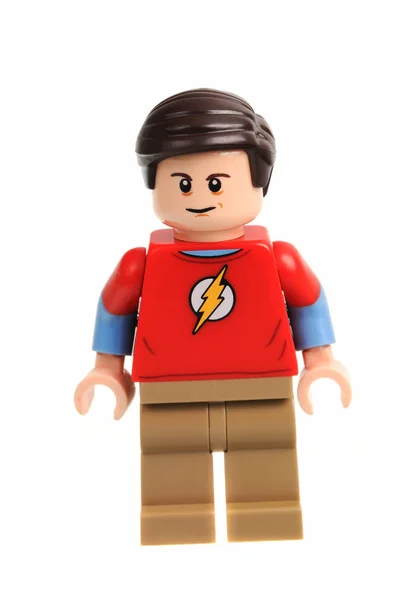 Шелдон Купер Lego Minifigure — стокове фото