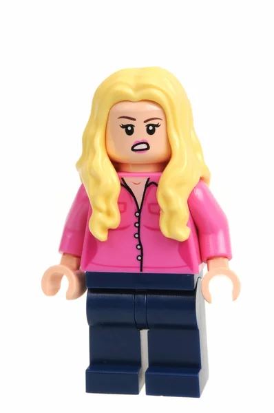 Penny Hofstadter Lego minifigurkę Zdjęcie Stockowe