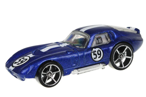 Diecast oyuncak araba Shelby Cobra kavramı sıcak tekerlekler Stok Resim