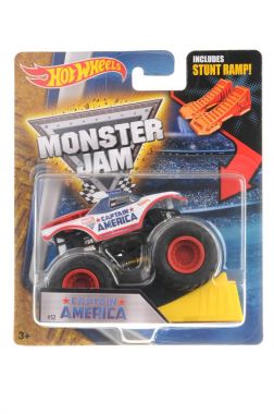 Kaptan Amerika canavar kamyon Hot Wheels Diecast oyuncak araba