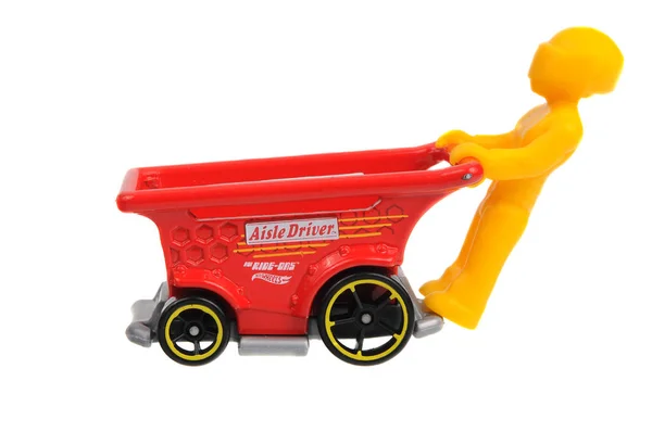 Aisle Driver Hot Wheels Toy Car — Stock Photo, Image