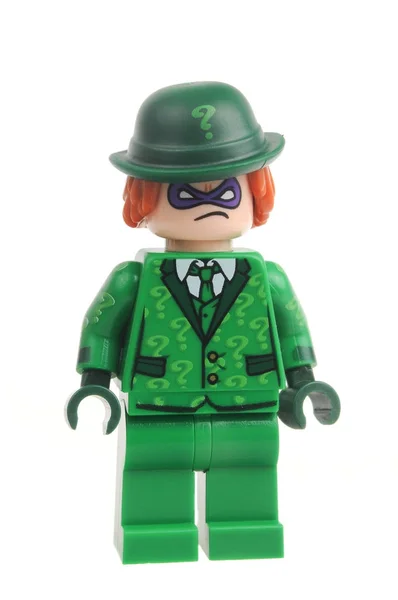 La minifigura de Riddler Lego — Foto de Stock