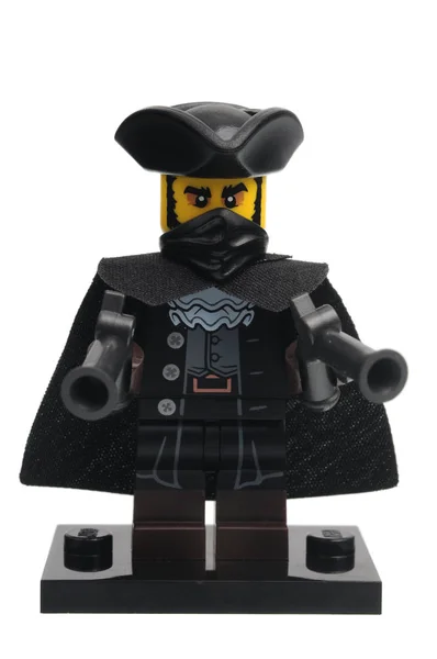 Highwayman tajemnica rysunek Minifigure Lego seria 17 — Zdjęcie stockowe