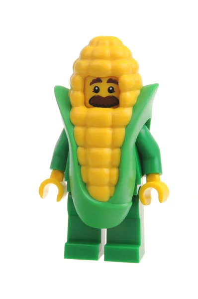 Mazorca de maíz Guy Lego Serie 17 Minifigure Fotos De Stock Sin Royalties Gratis