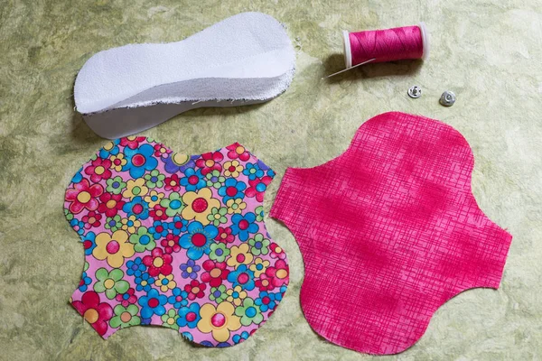 Inside a Cloth Menstrual Pad — Stock Photo, Image