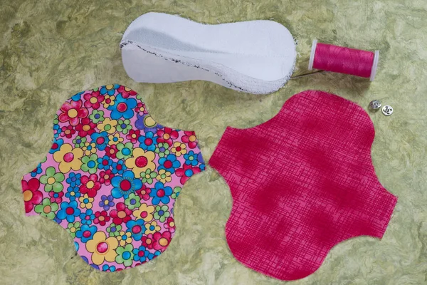 Inside a Cloth Menstrual Pad — Stock Photo, Image