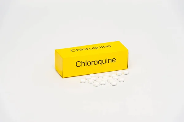 Chloorquine Een Geneesmiddel Dat Wordt Gebruikt Bij Behandeling Profylaxe Van — Stockfoto