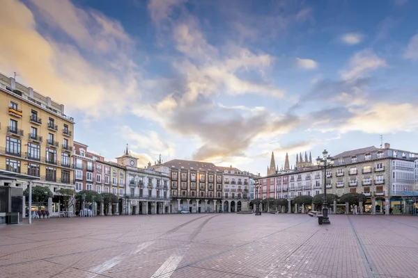 Ana kare ve cephe Castilla y Leon, İspanya Burgos Belediye Binası