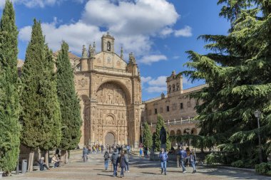 Salamanca İspanya Salamanca 05 01 2018 Aziz Stephen Kilisesi Dominik babalar