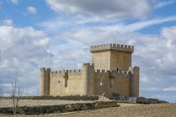 Château Villalonso Village Dans Province Zamora Espagne Par Une Journée — Photo