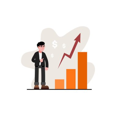 Artan grafik trafiği, düz tasarım